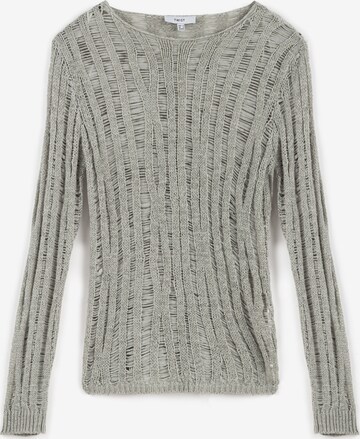 Pull-over Twist en gris : devant