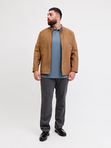 Jack & Jones Plus Tričko 'JJEAustin' - Modrá