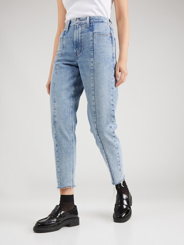 LEVI'S ® Tapered Jeans 'HW Mom Jean Altered' in Blauw: voorkant