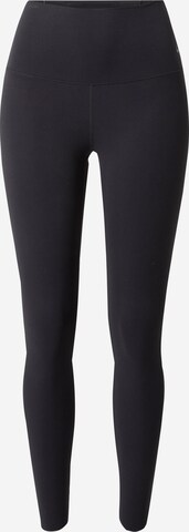 NIKE Skinny Workout Pants 'ZENVY' in Black: front