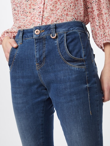 PULZ Jeans - Skinny Calças de ganga 'MARY' em azul