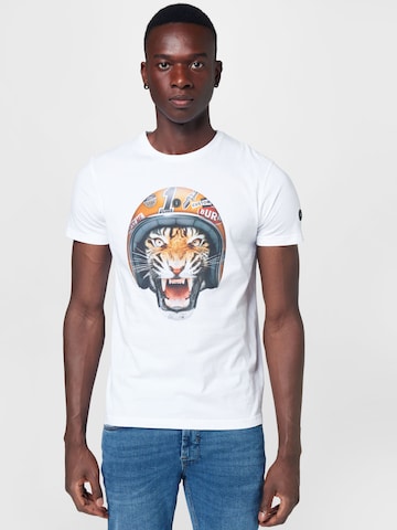 Le Temps Des Cerises Shirt 'CORKI' in White: front