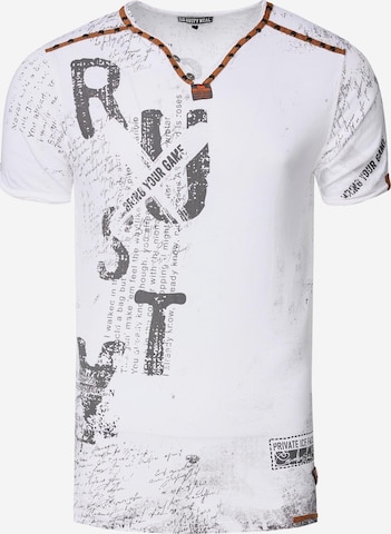 Rusty Neal Shirt in White: front