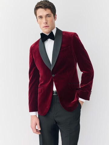Slim fit Giacca da completo di Next in rosso: frontale
