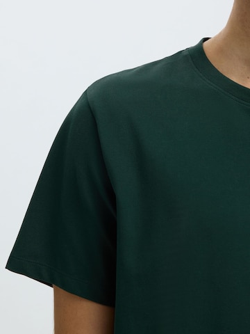 SELECTED T-Shirt 'SLHAtlas' in Grün