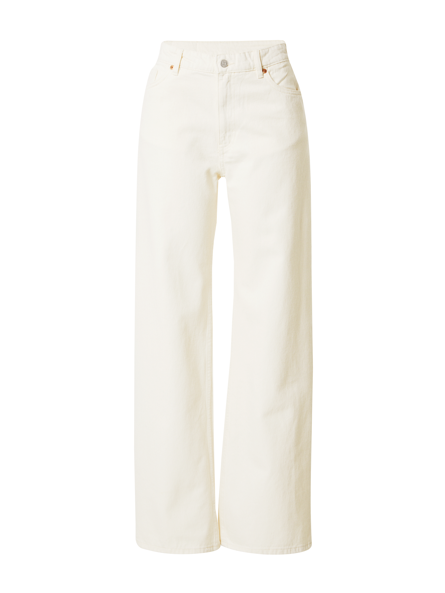 YhPYR Donna Monki Jeans Yoko in Bianco Naturale 