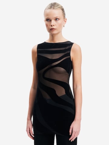 OW Collection Top  'Silla' in Schwarz
