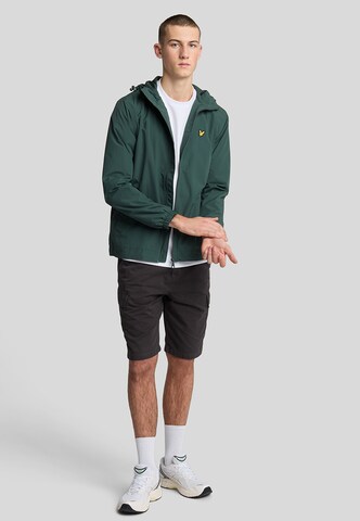 Lyle & Scott Regular Broek in Grijs: voorkant