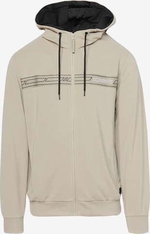 KOROSHI Sweat jacket in Beige: front