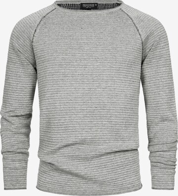 INDICODE JEANS Sweater in Grey: front