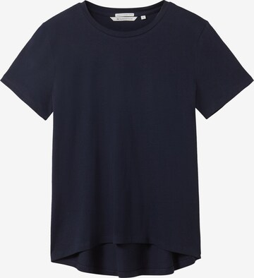 T-shirt TOM TAILOR DENIM en bleu : devant