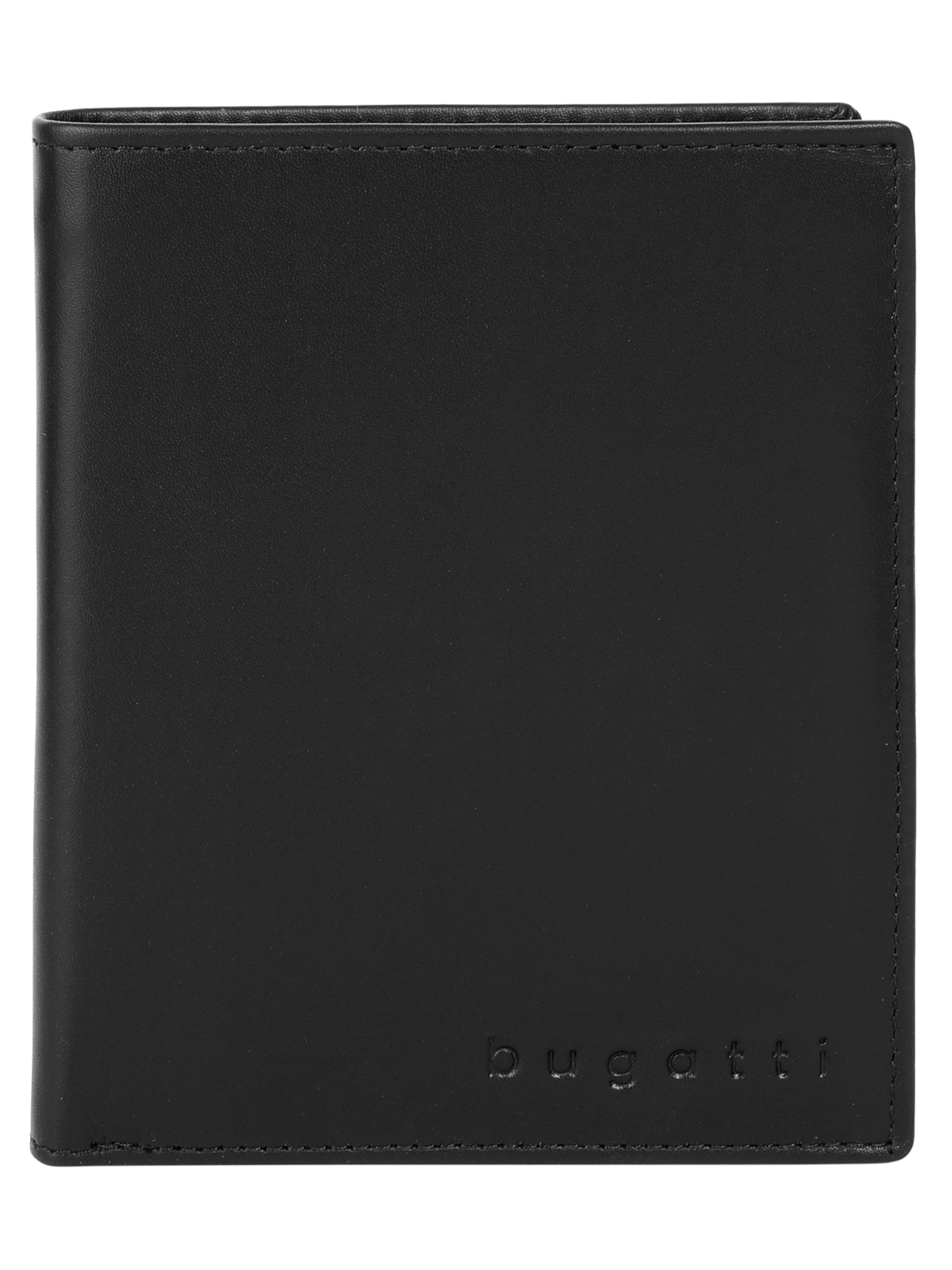 bugatti Wallet 'bugatti Geldbörse SUPER SLIM RFID' in Black: front