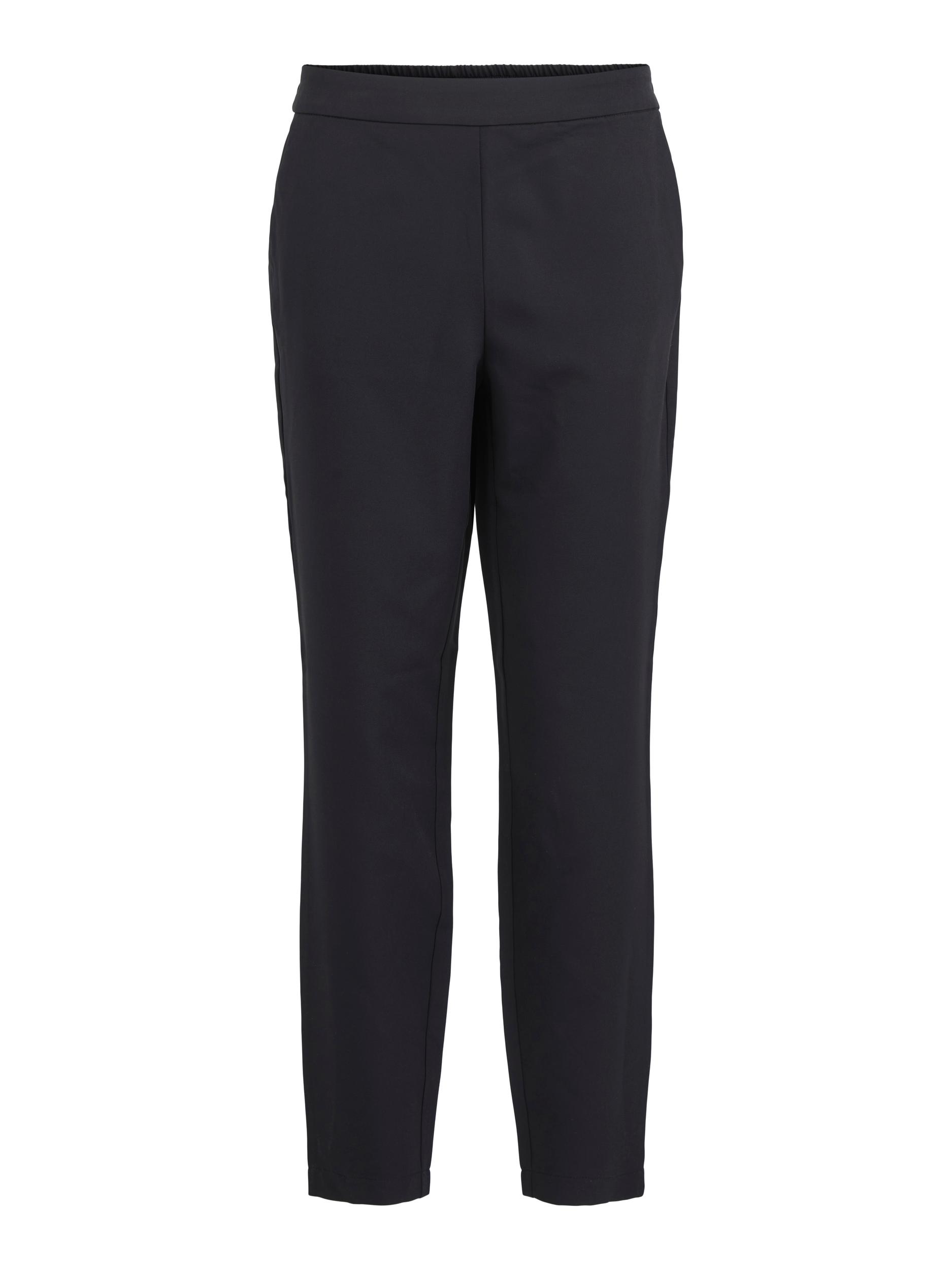 Donna 2X5CG Vila Tall Pantaloni in Nero Donna 2X5CG Vila Tall Pantaloni in Nero
