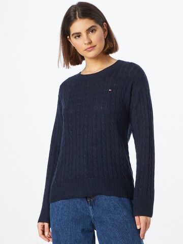 TOMMY HILFIGER Sweter w kolorze niebieski: przód