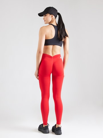 NEBBIA Skinny Sportbyxa i röd