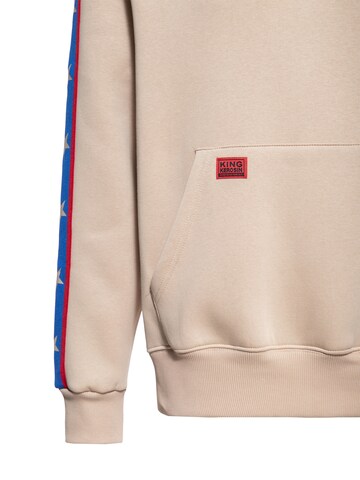 King Kerosin Sweater 'Make Chopper Great Again' in Beige