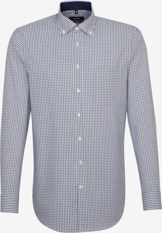 SEIDENSTICKER Regular fit Button Up Shirt in Blue: front