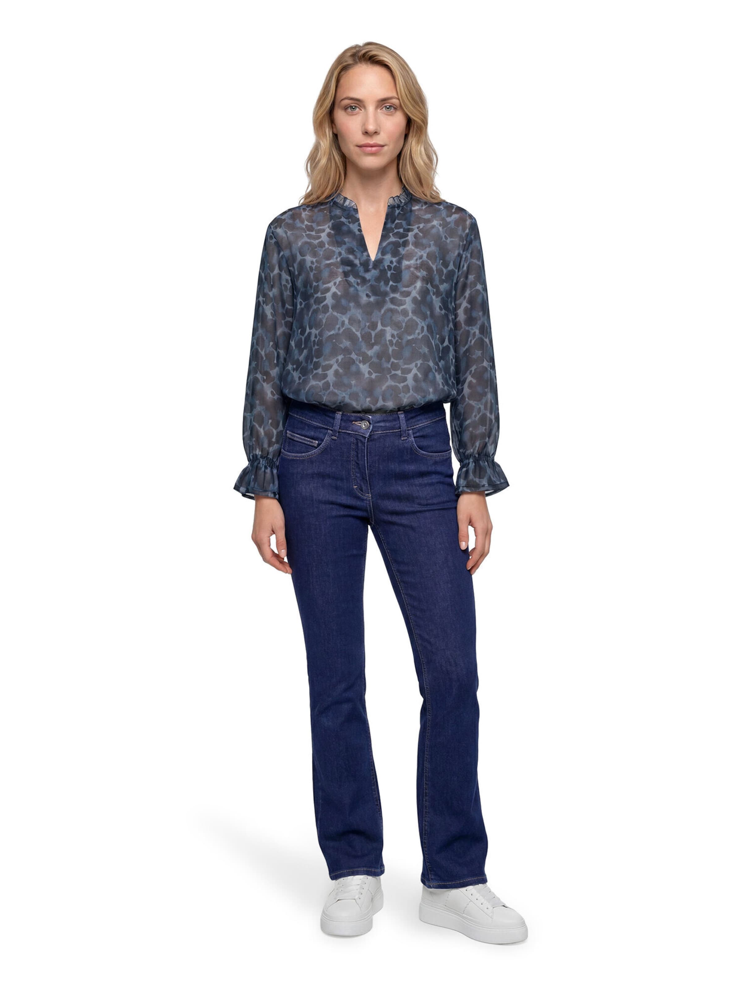 Betty Barclay Flared Jeans in Blau