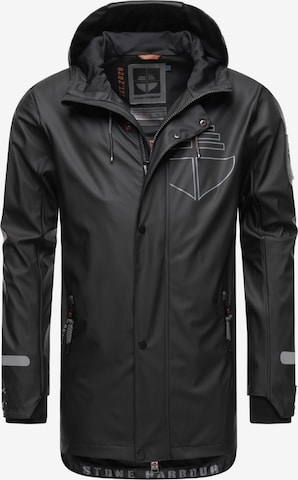 STONE HARBOUR Weatherproof jacket 'Tamio' in Black