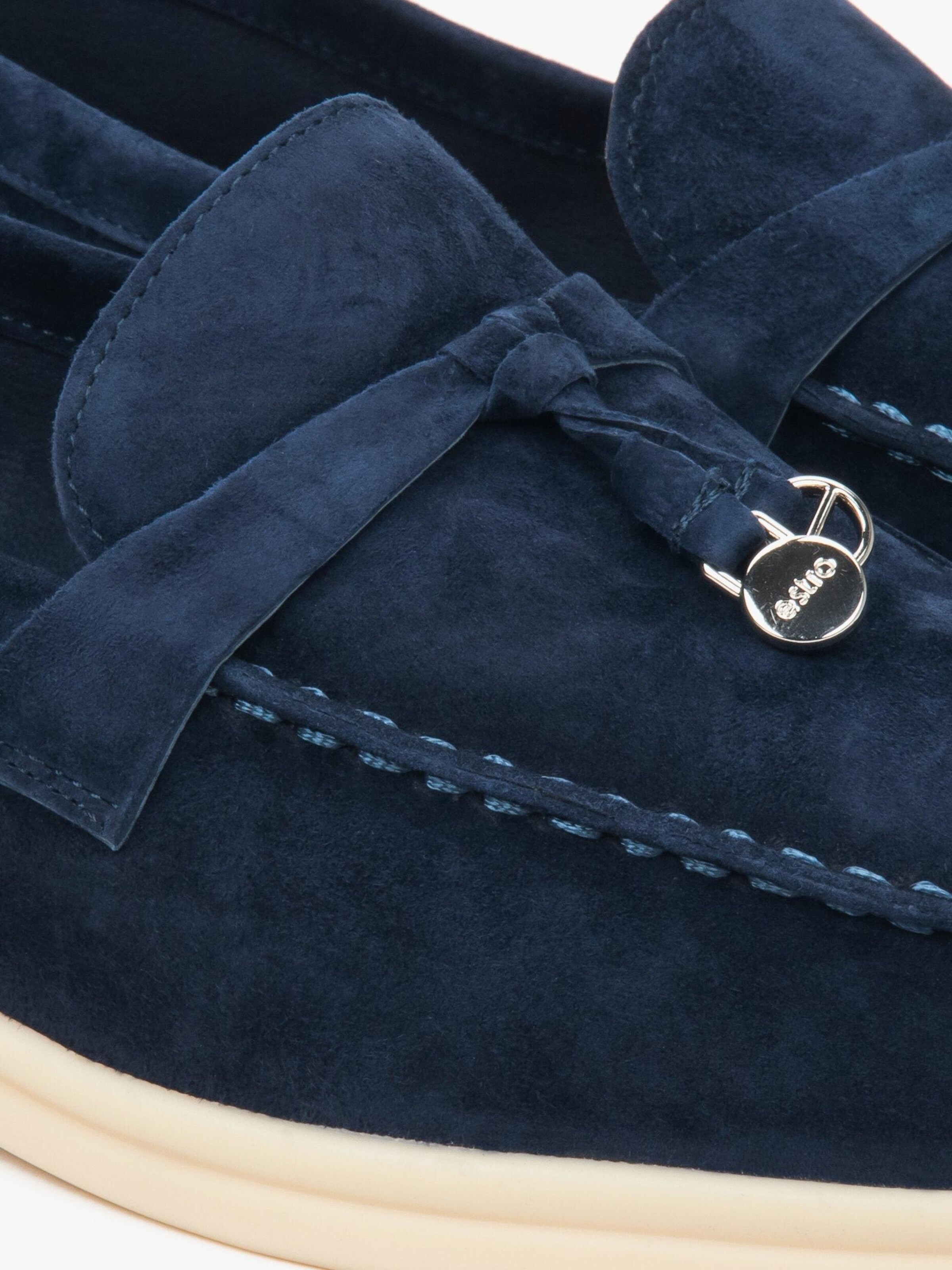Estro Moccasin '935-2' in Blue