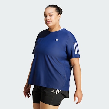 T-shirt fonctionnel 'Own The Run' ADIDAS PERFORMANCE en bleu : devant