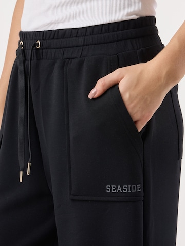 Loosefit Pantalon Seaside en noir