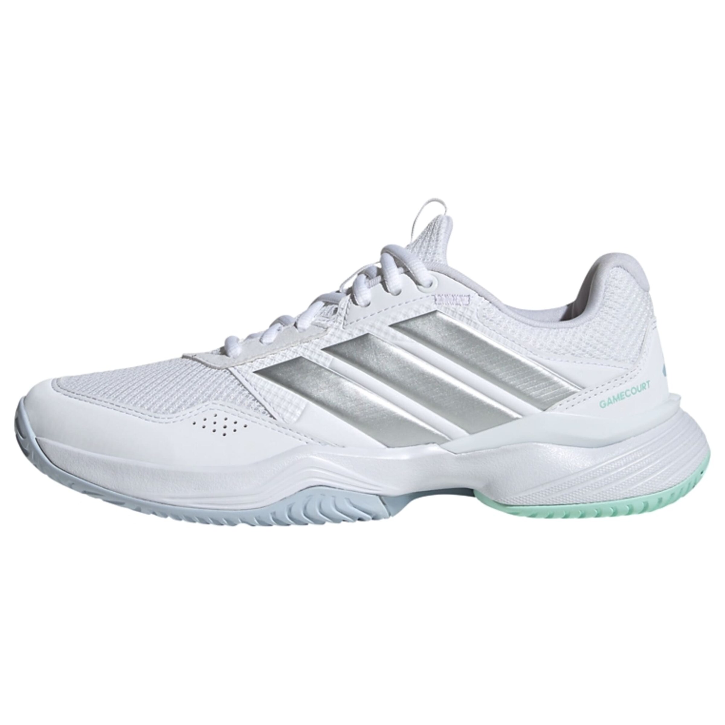 Chaussure de sport 'GameCourt 3' ADIDAS PERFORMANCE en blanc : devant