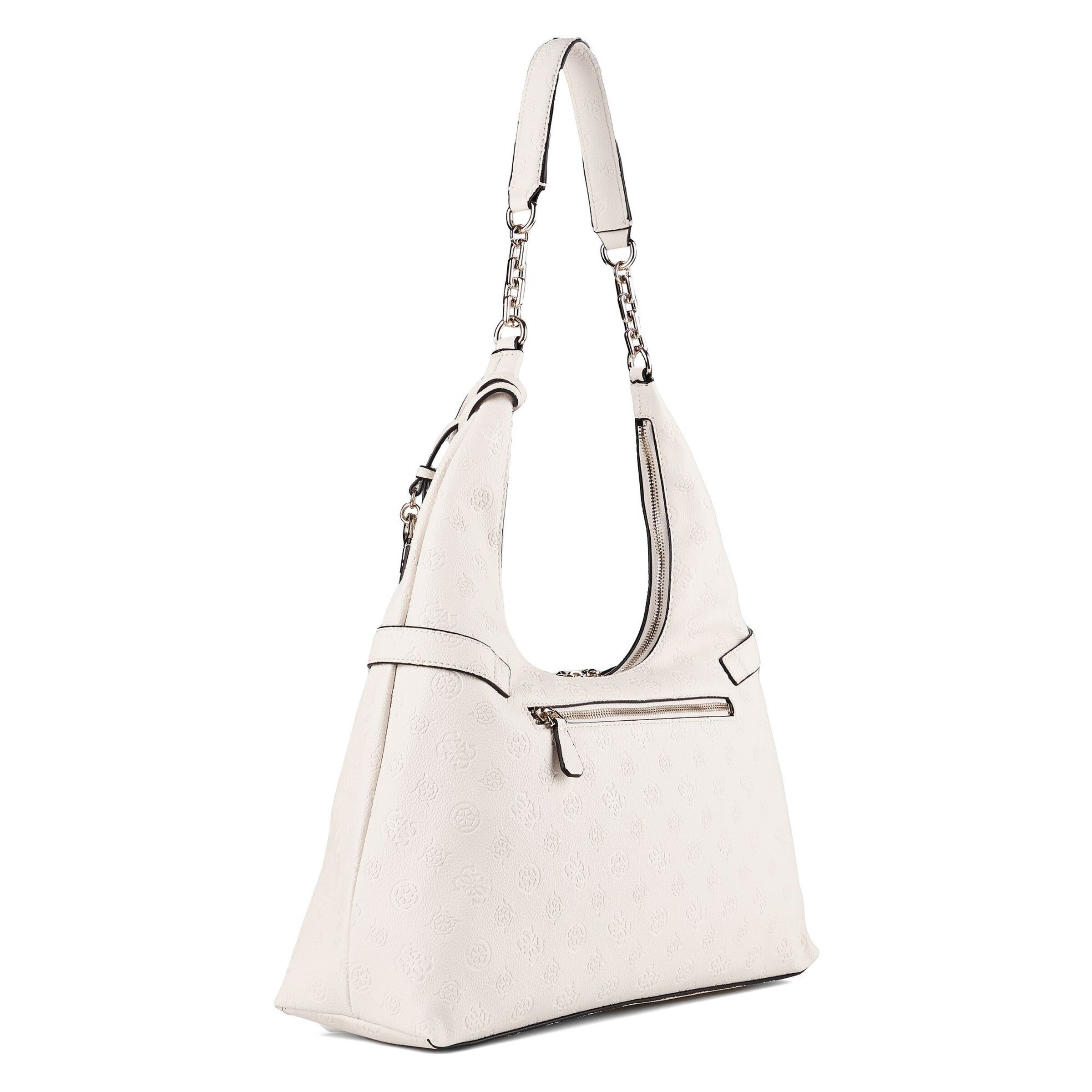 GUESS Schultertasche 'Ella' in Weiß