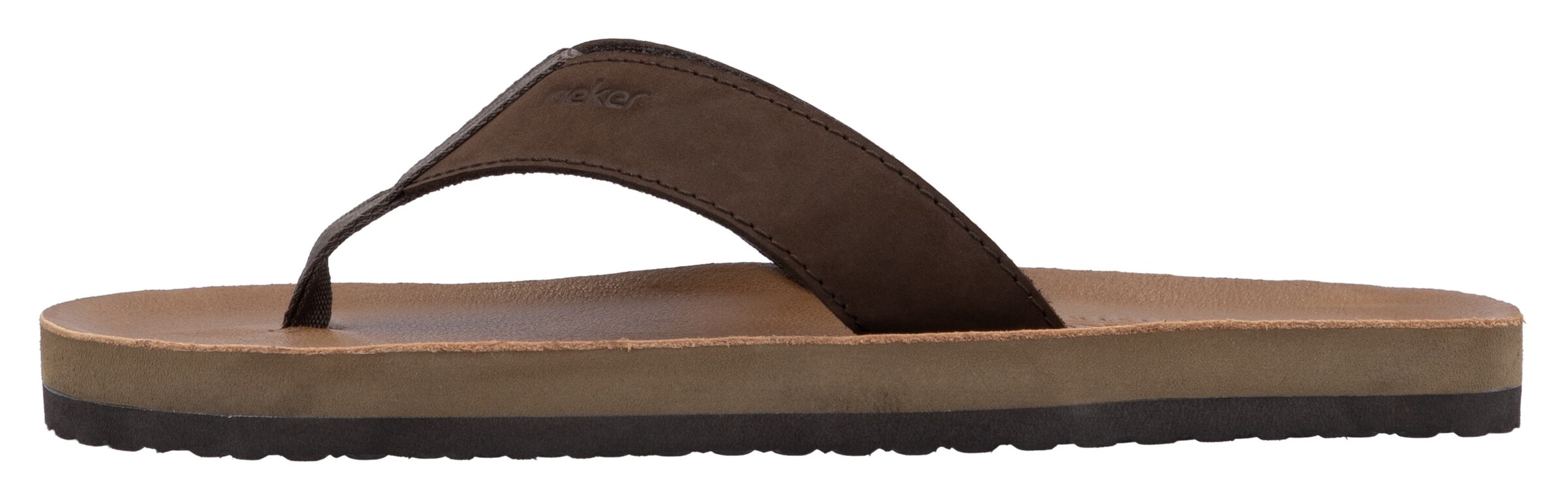 Rieker Teenslippers in Bruin