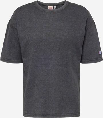 T-Shirt Champion Reverse Weave en gris : devant