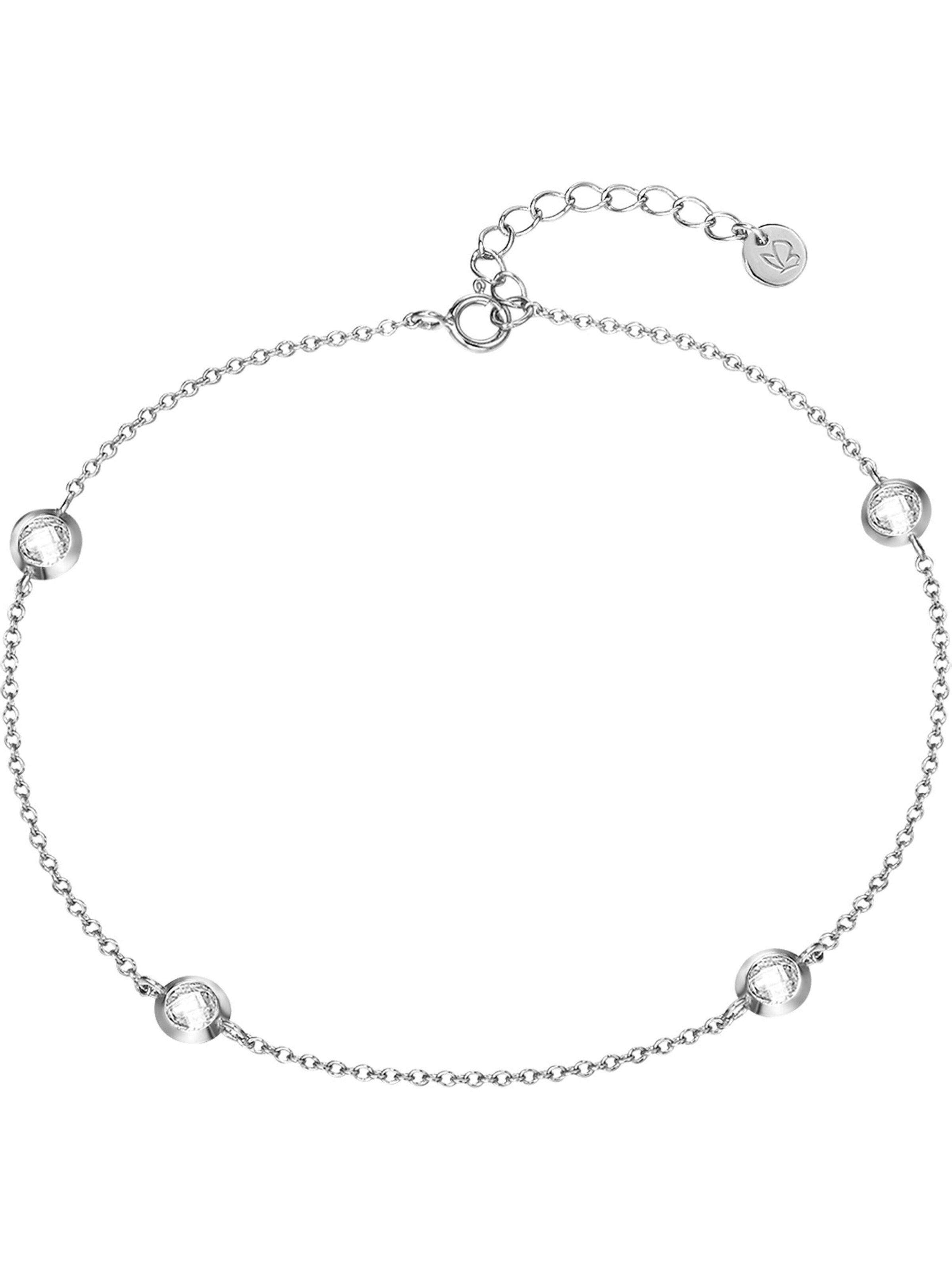 Gioiello per i piedi di Glanzstücke München in argento: frontale