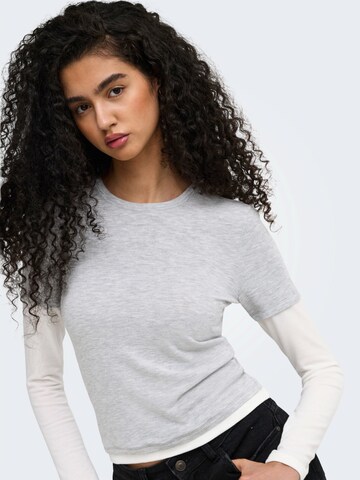 ONLY Shirt 'ONLDUBLA' in Grey