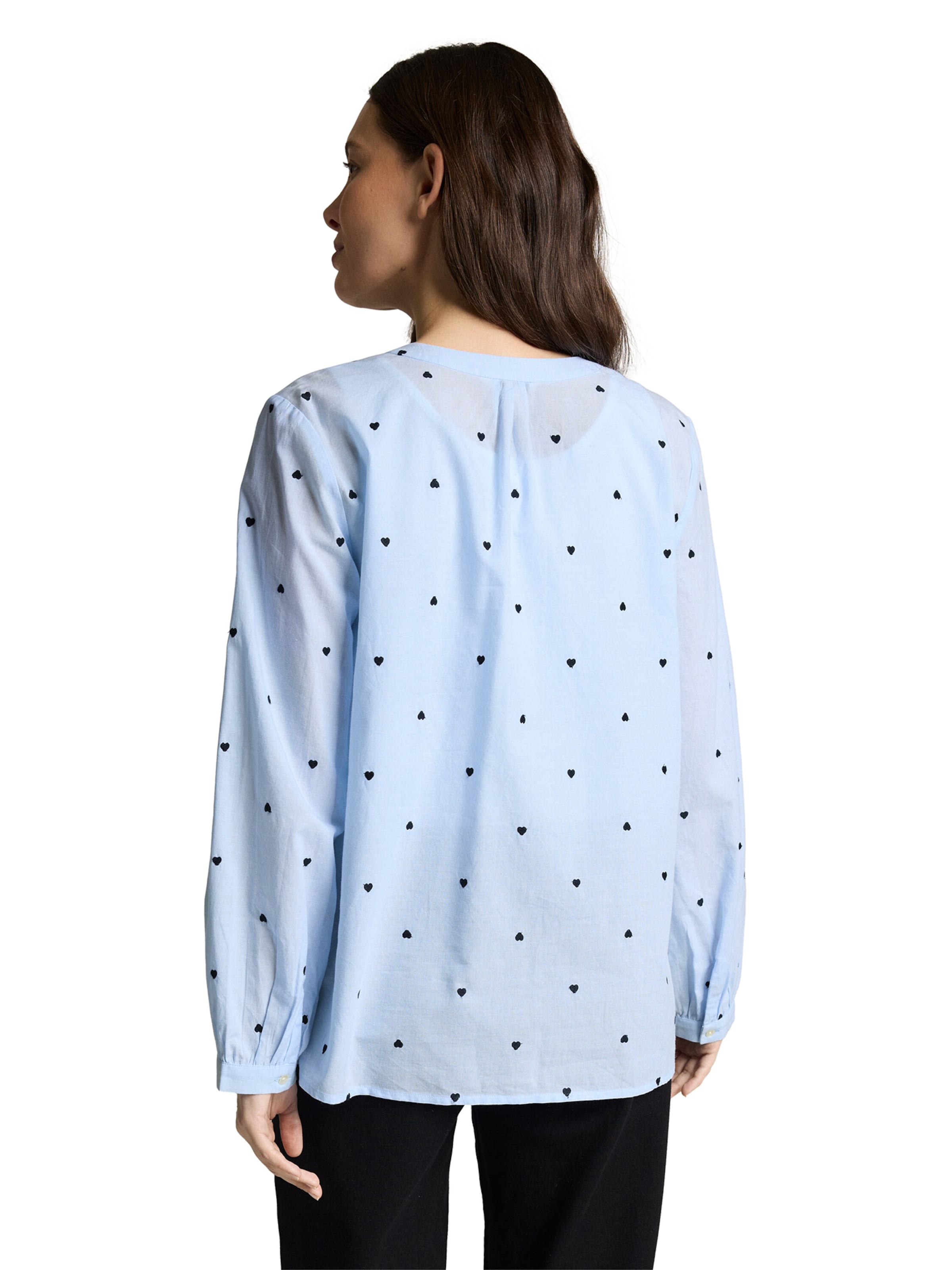 TOM TAILOR Bluse in Blau