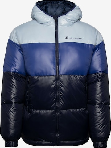 Champion Authentic Athletic Apparel Winterjas in Blauw: voorkant
