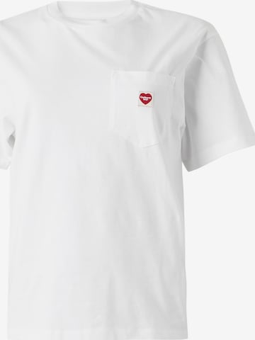 balts Carhartt WIP T-Krekls: no priekšpuses