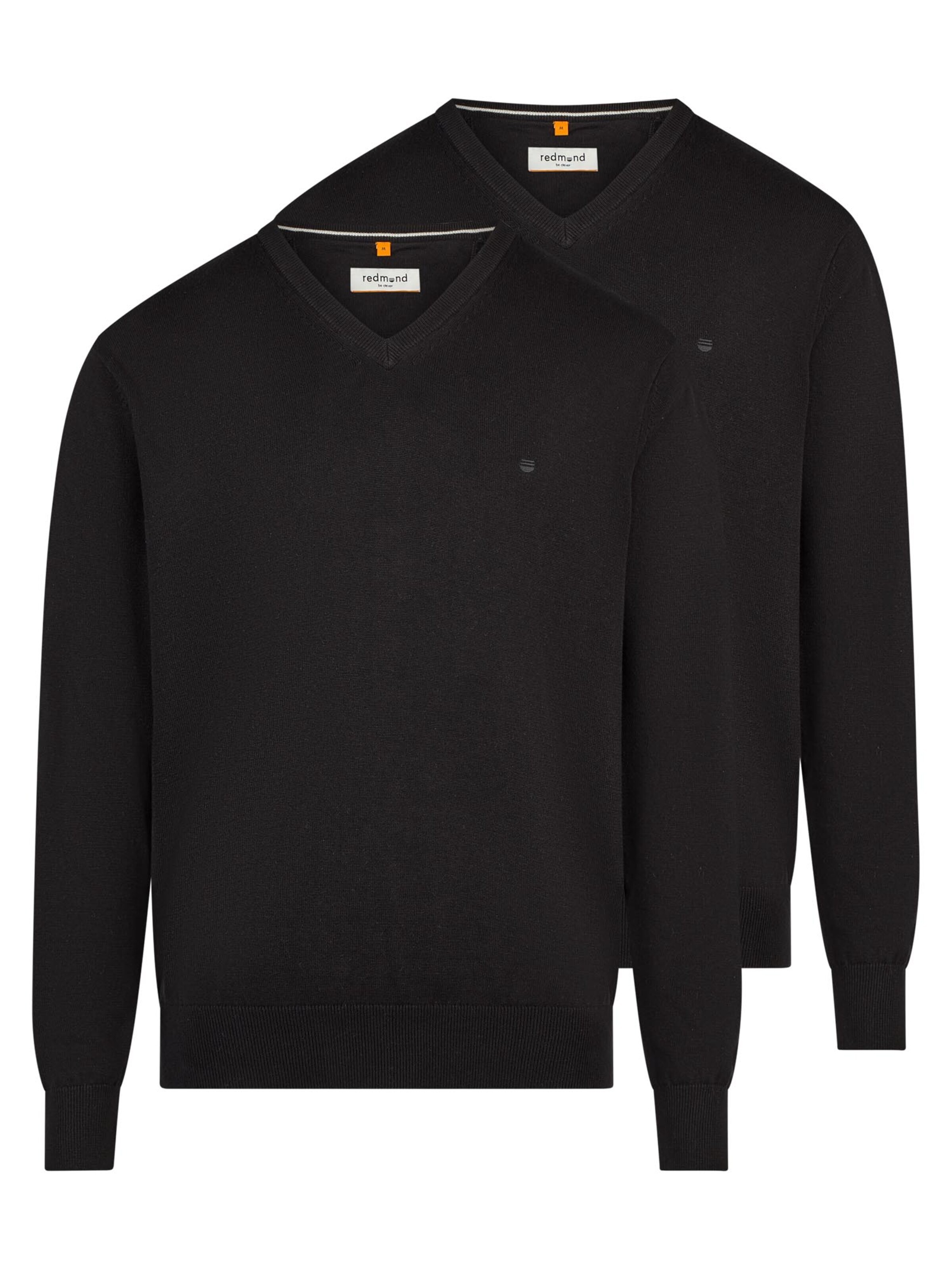 redmond Sweater 'Basic' in Black: front