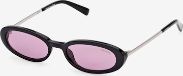 Lunettes de soleil GUESS en noir : devant