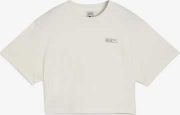 PUMATehnička sportska majica 'PUMA X ROSÉ' - bijela boja: prednji dio