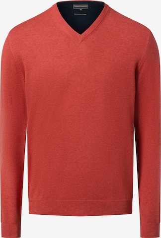 Finshley & Harding Trui in Rood: voorkant