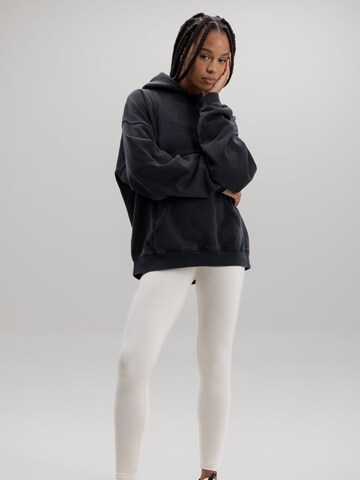 Hey Honey Sweatshirt 'Unicolor Hood' in Grey: front