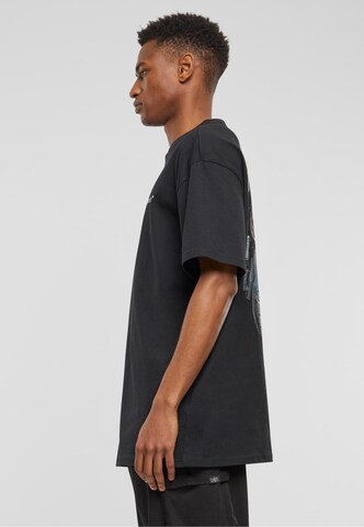 Forgotten Faces - Camisa 'Silver Robot' em preto