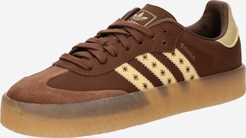 ADIDAS ORIGINALSNiske tenisice 'SAMBAE' - smeđa boja: prednji dio