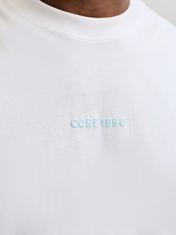 T-Shirt 'JCOETERNA' JACK & JONES en blanc