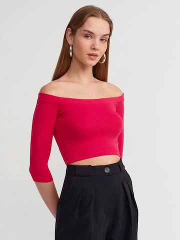 Camicia da donna di Dilvin in rosa: frontale