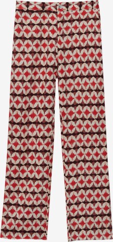 Pull&Bear Szeroka nogawka Spodnie w kolorze różowy: przód