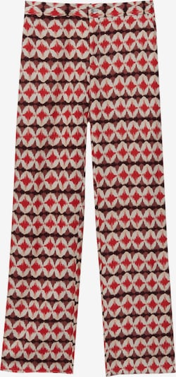 Pull&Bear Pantalon en rose / rouge / noir / blanc, Vue avec produit