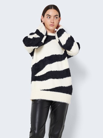 Pull-over 'NMHeidi' Noisy may en beige : devant
