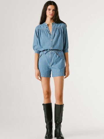 Pepe Jeans Loosefit Broek in Blauw