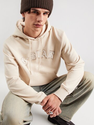 G-STAR Sweatshirt i beige: forside
