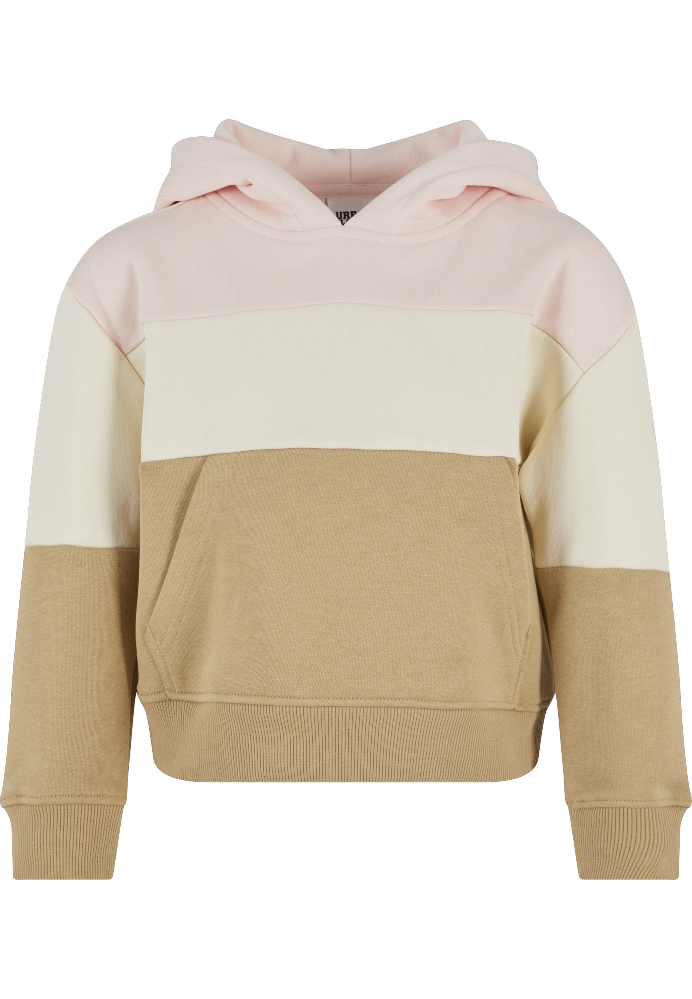 Urban Classics Sweatshirt in Beige: voorkant